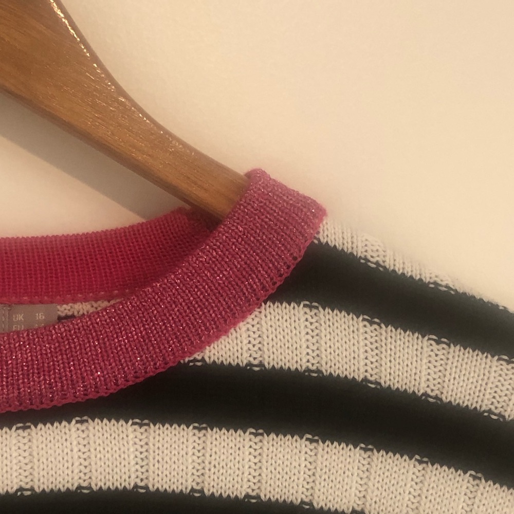 NWOT Asos Holiday Striped Sweater